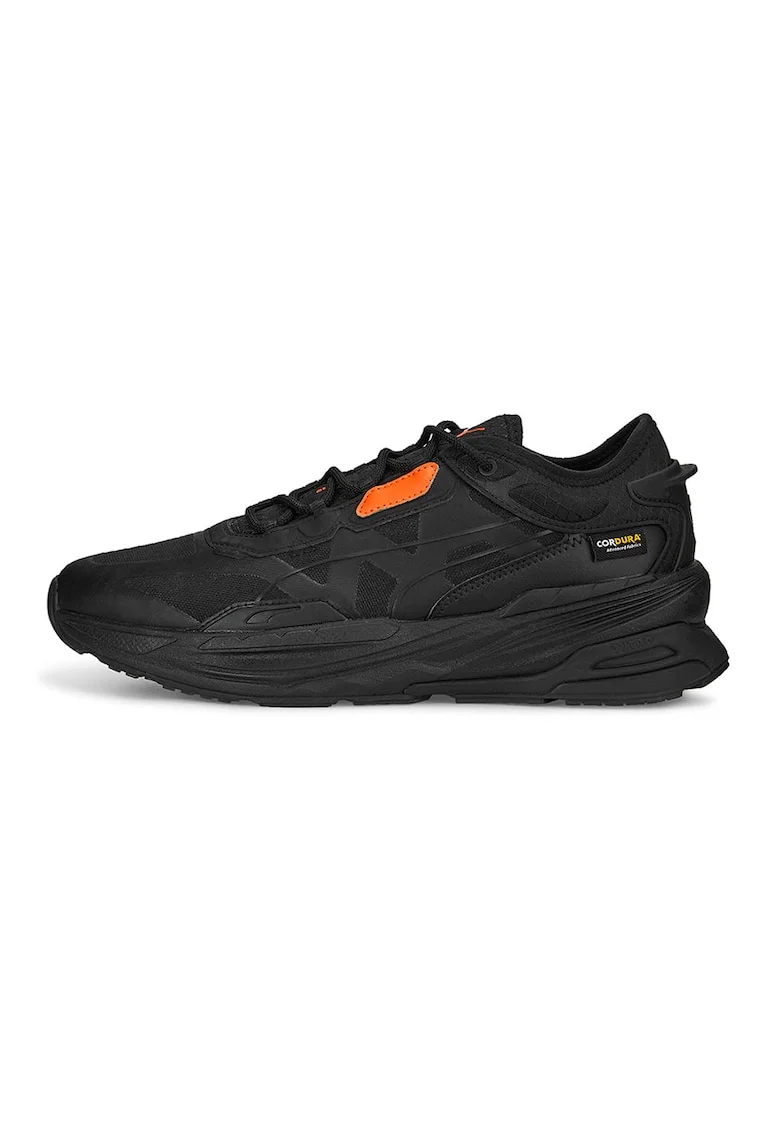 Pantofi sport cu insertii din material textil Extent Nitro, Negru