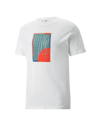 Tricou unisex cu decolteu la baza gatului si logo T7 GO FOR, Alb