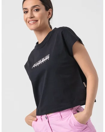 Tricou de bumbac cu imprimeu logo Box, Alb/Negru