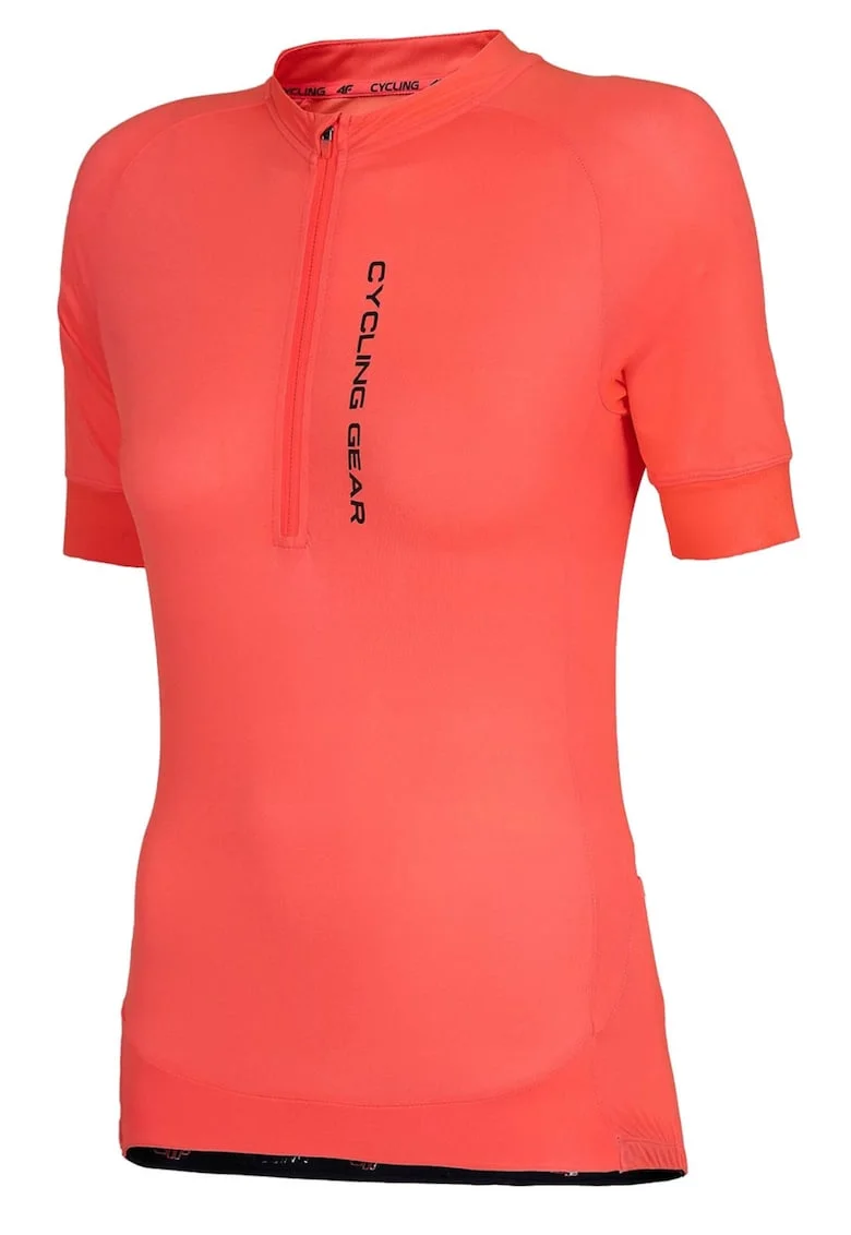 Tricou ciclism,  Poliester/Elastan, Rosu