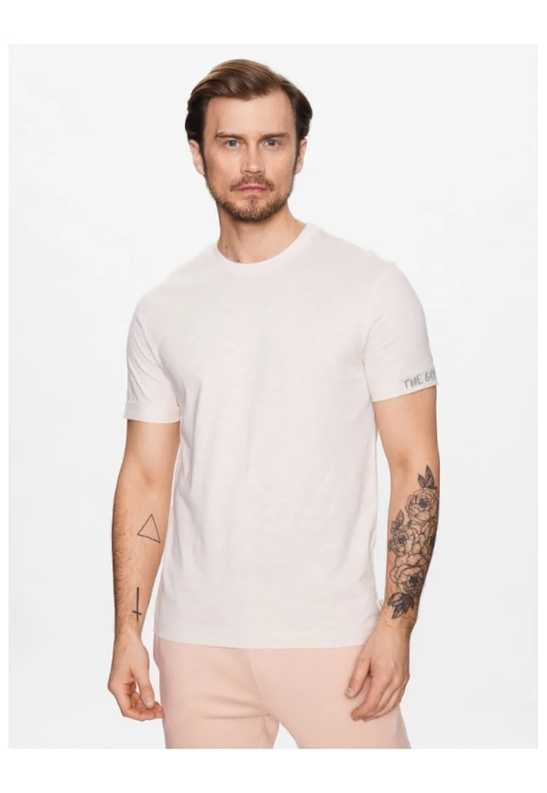 Tricou barbati,  302736447, Bumbac, Ecru