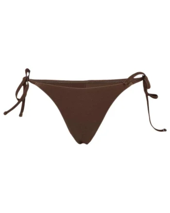 Costum de baie dama,  bikini, croiala stramta, poliamida/elastan, maro