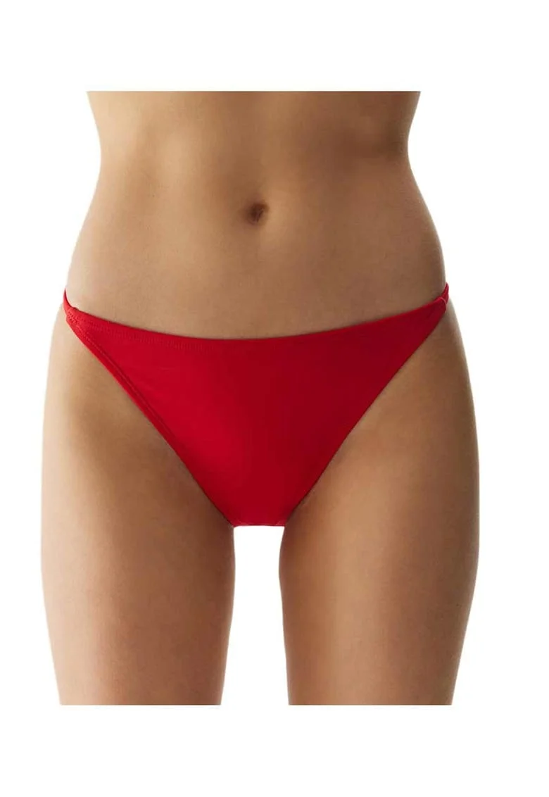 Costum de baie dama,  bikini, poliamida/elastan, rosu