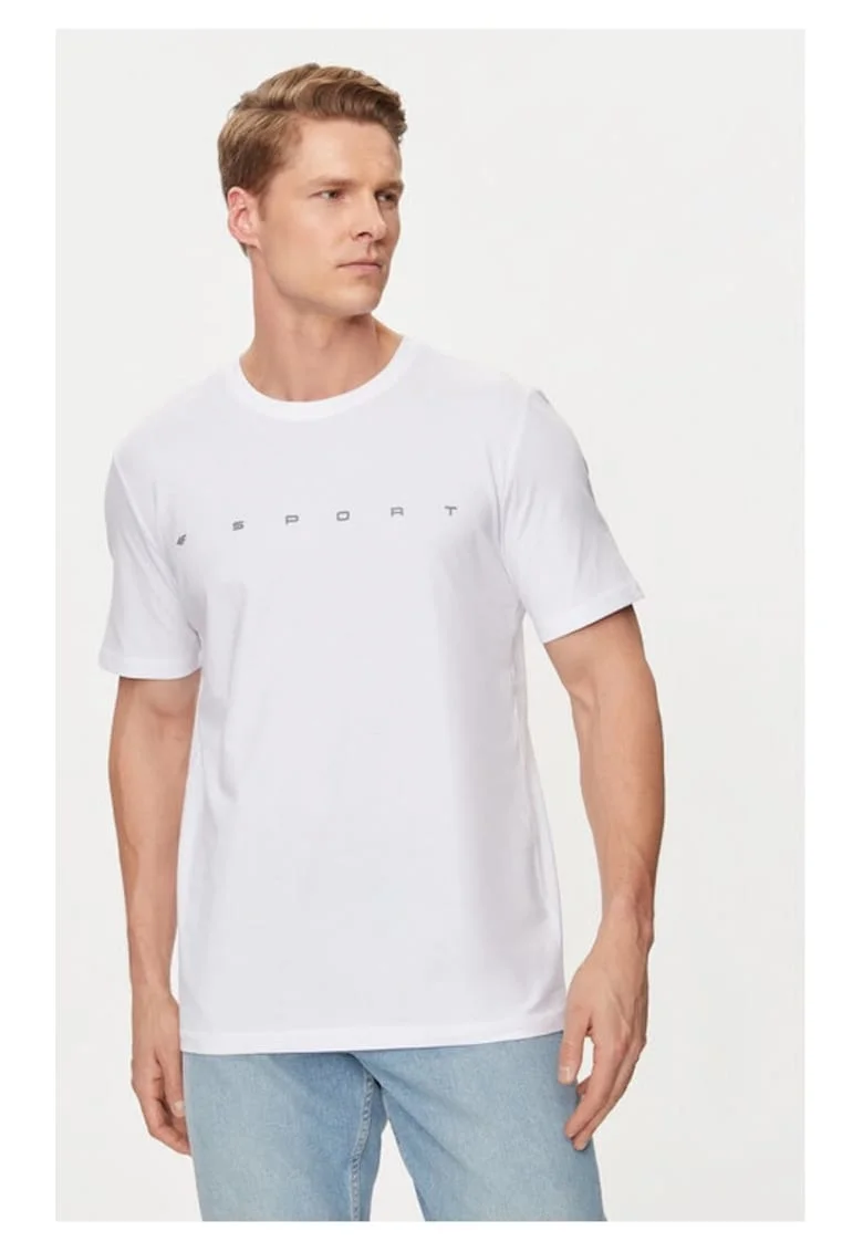 Tricou barbati,  19514, Bumbac, Alb