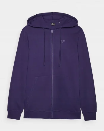 Hanorac Bleumarin Barbati  Fermoar, Regular Sport - 65487
