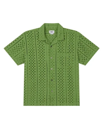 Camasa barbati,  Ayers, bumbac, verde