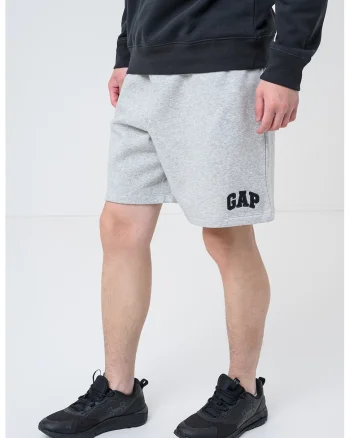 Pantaloni de trening cu croiala relaxed fit, Gri melange