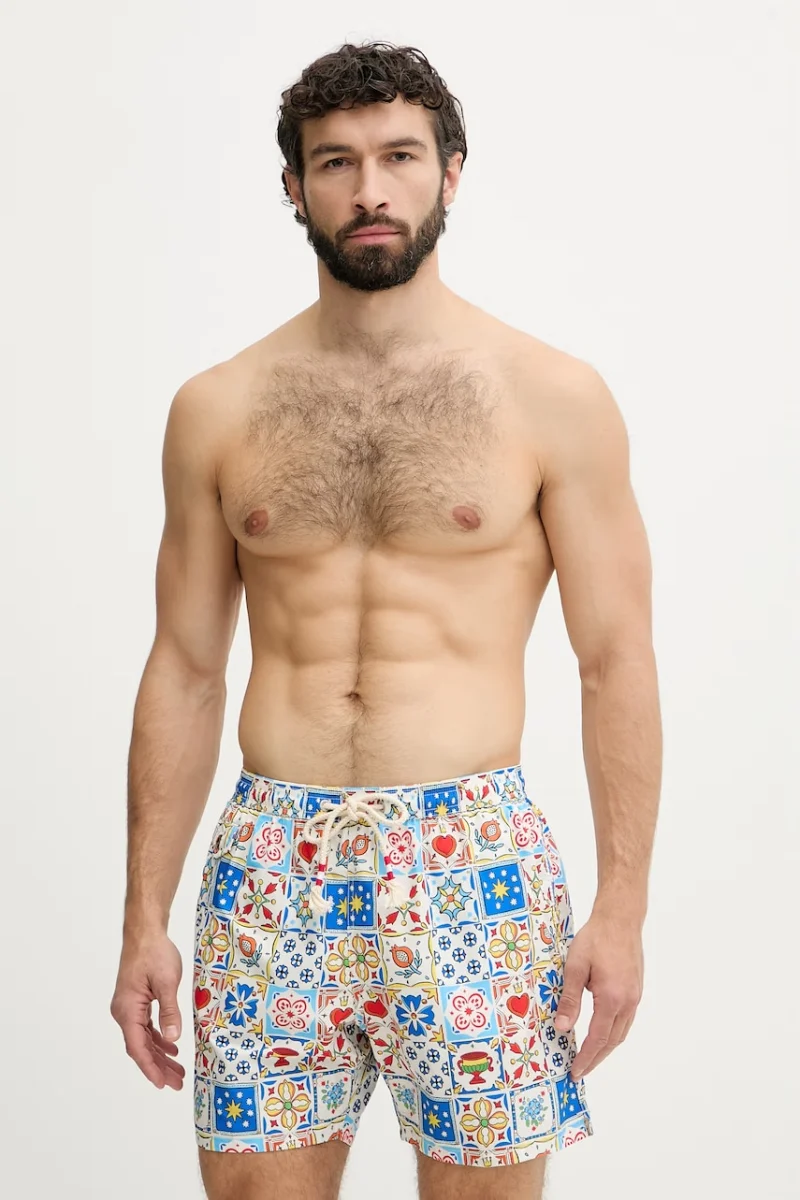 MC2 Saint Barth pantaloni scurți de baie bărbătești LIGHTING 70