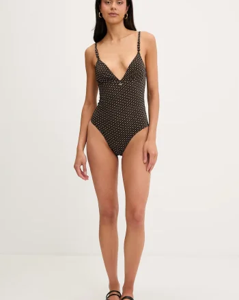 BOSS costum de baie dintr-o singură piesă pentru femei SWIMSUIT_BOSS PEARL