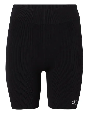 Colanti biker scurti, din lyocell, Negru