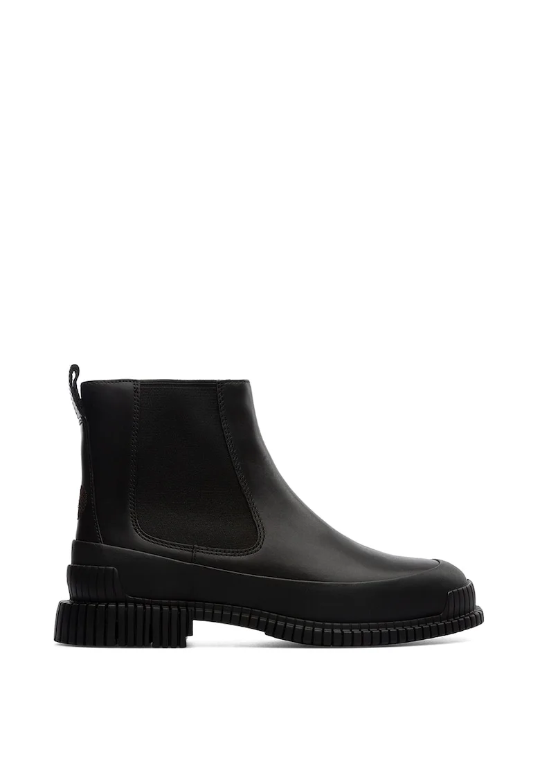 Ghete Chelsea din piele Pix 1265, Negru