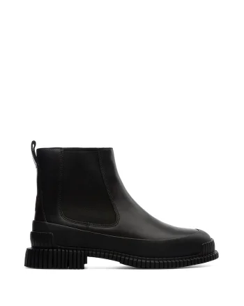 Ghete Chelsea din piele Pix 1265, Negru