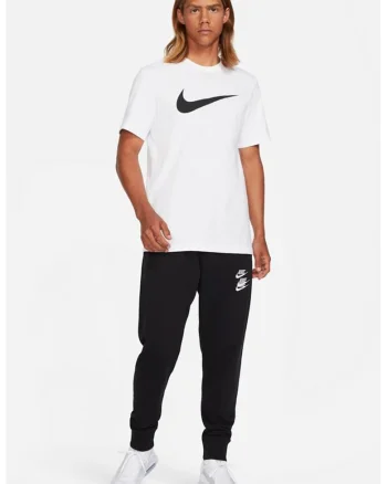 Tricou cu imprimeu logo Sportswear Swoosh, Alb