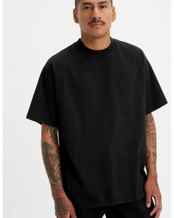 Tricou lejer din bumbac Red Tab™, Negru