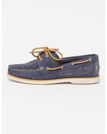 Pantofi boat de piele intoarsa Navigator, Albastru inchis