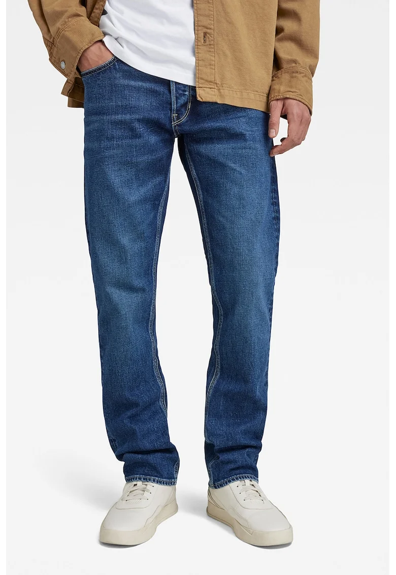 Blugi regular fit Mosa, Albastru inchis