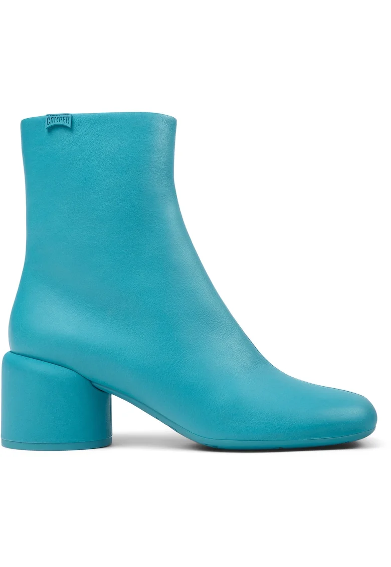 Botine de piele Niki 1319, Albastru