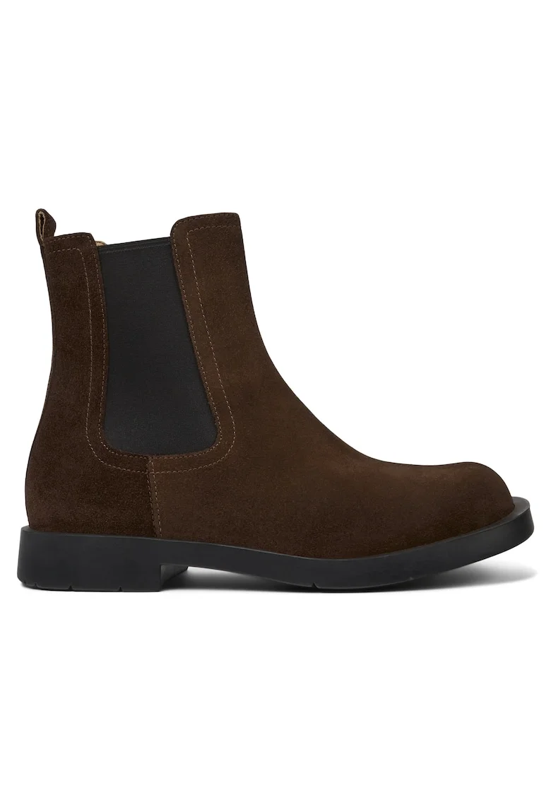 Ghete Chelsea de piele 1641, Maro inchis
