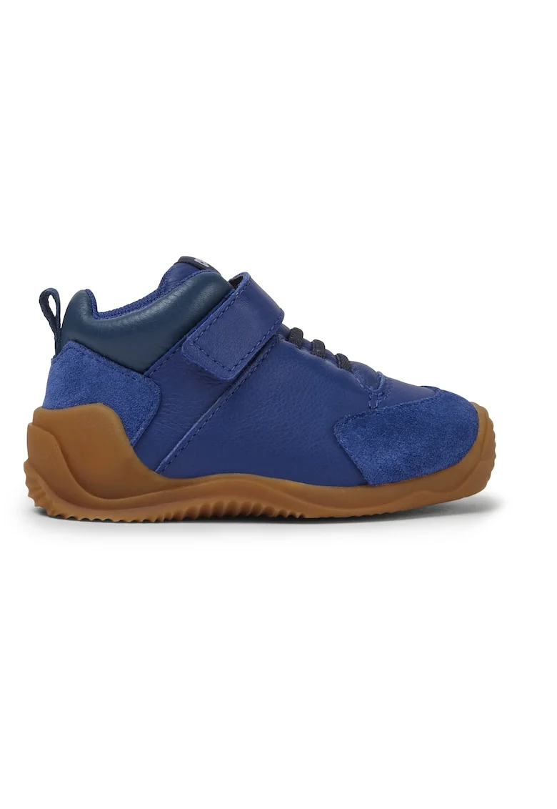 Pantofi sport din piele si piele intoarsa Dadda 349, Albastru