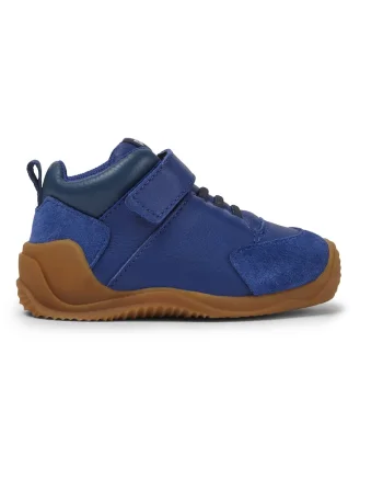 Pantofi sport din piele si piele intoarsa Dadda 349, Albastru