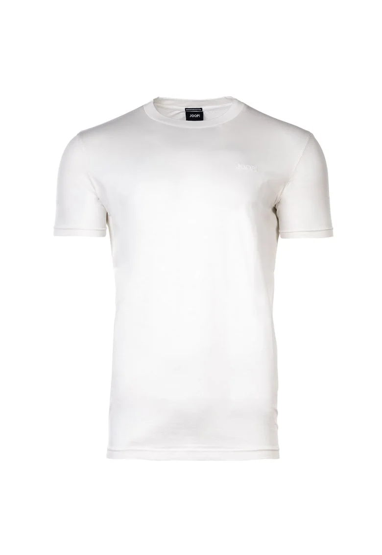 Tricou cu decolteu la baza gatului Paris 11803, Alb