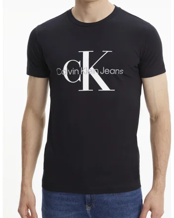 Tricou slim-fit cu imprimeu logo, Negru stins/Alb murdar