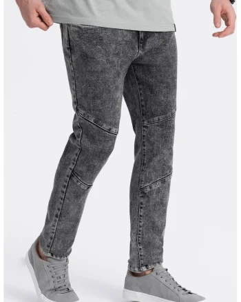 Blugi slim fit cu buzunare, Gri