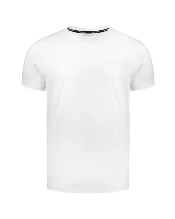 Tricou barbati Como,  Bumbac, Alb, Alb