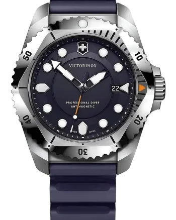 Ceas barbatesc,  Dive Pro Quartz, inox/cauciuc, rezistent la apa, 30 atm, Quartz