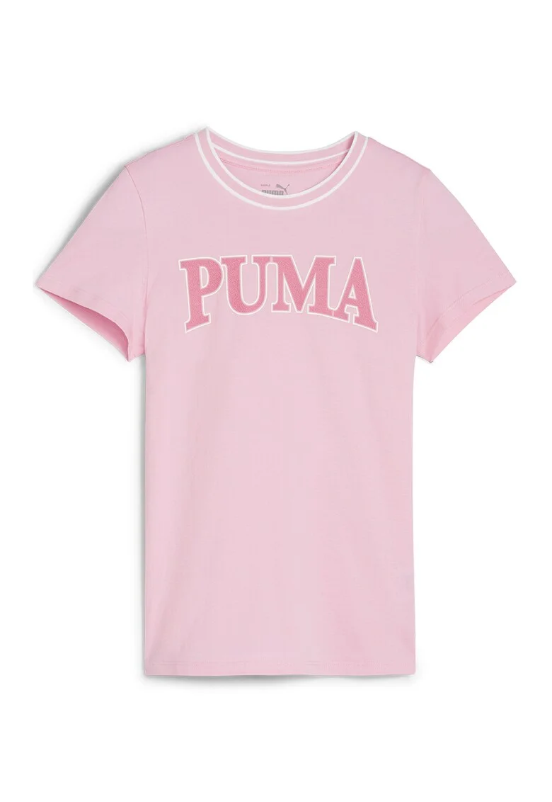 Tricou cu imprimeu logo Squad, Roz