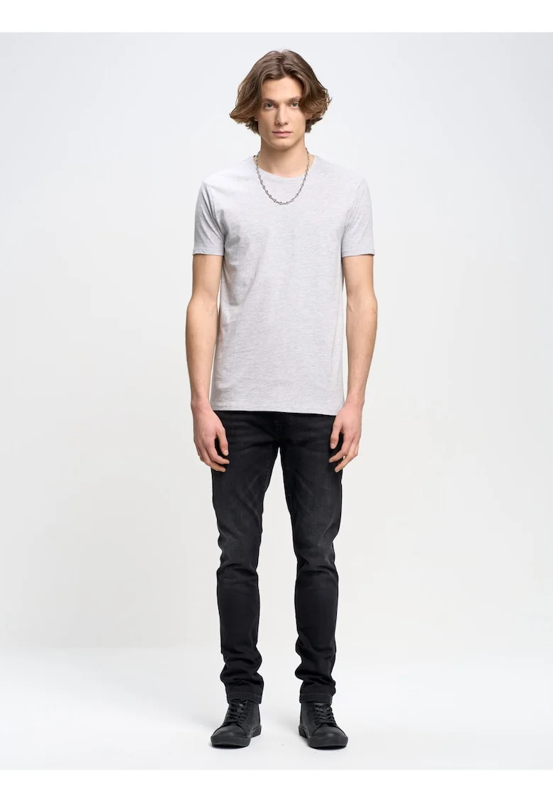 Tricou uni regular fit Basic