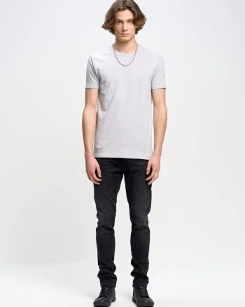 Tricou uni regular fit Basic