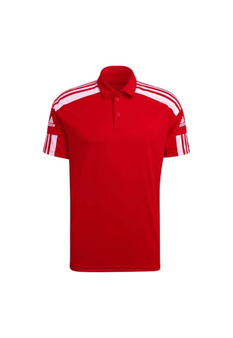 Tricou polo pentru barbati,  Poliester, Rosu/Alb 78975, Rosu/Alb