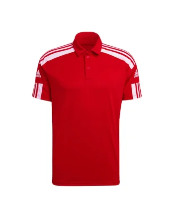 Tricou polo pentru barbati,  Poliester, Rosu/Alb 78975, Rosu/Alb