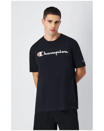 Tricou pentru barbati,  3400376, Bumbac, Negru