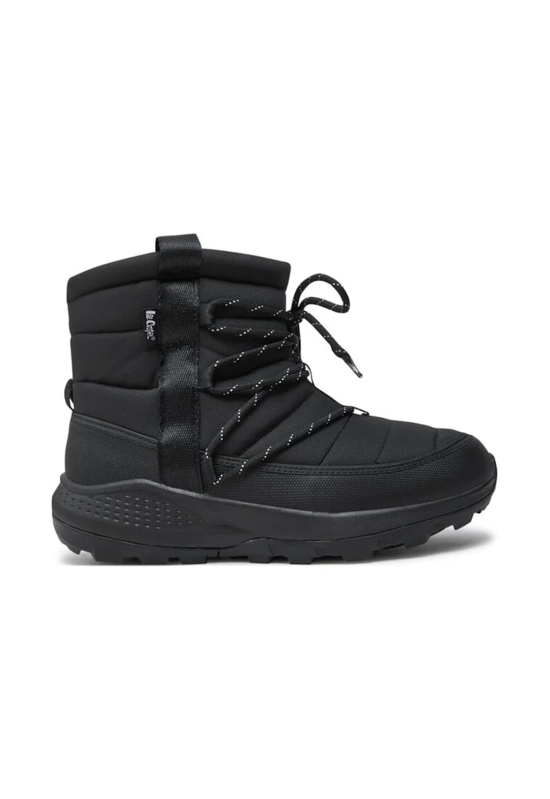Cizme dama,  22259, Piele ecologica, Negru