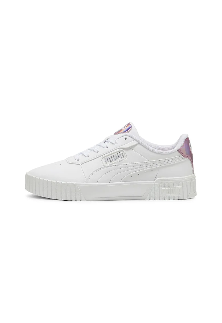 Pantofi sport de piele ecologica Carina 2.0 GirlPower, Alb