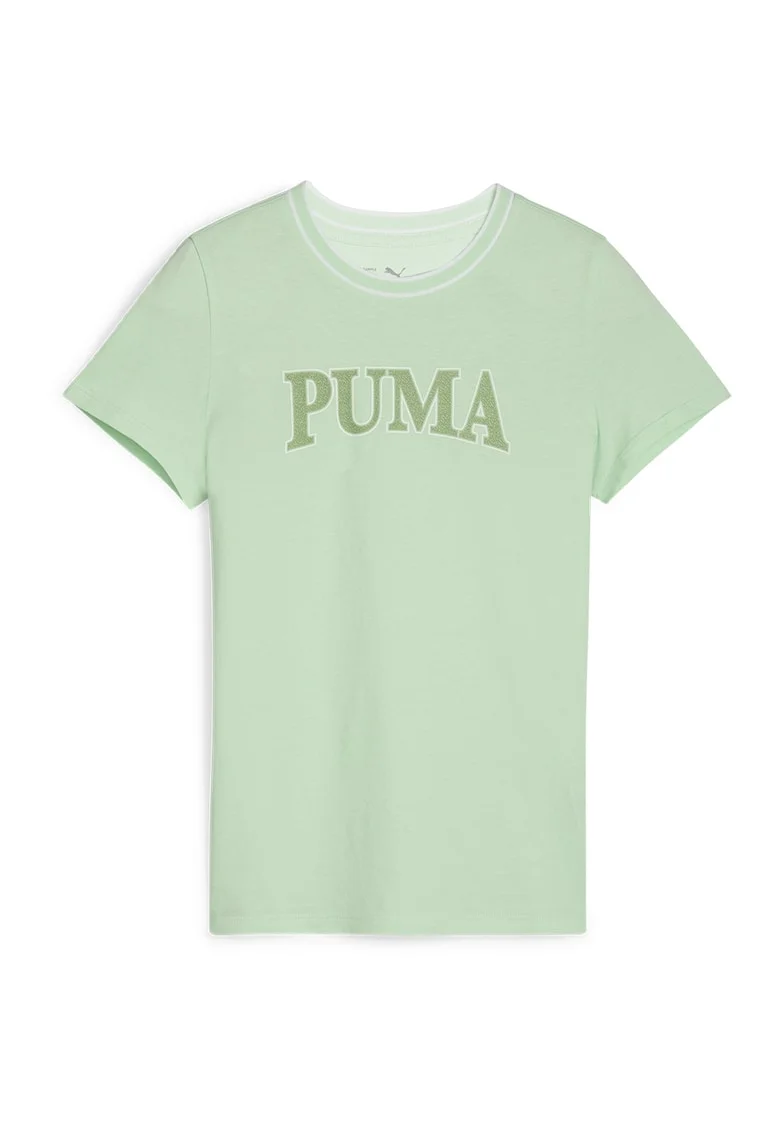 Tricou cu imprimeu logo Squad, Verde menta