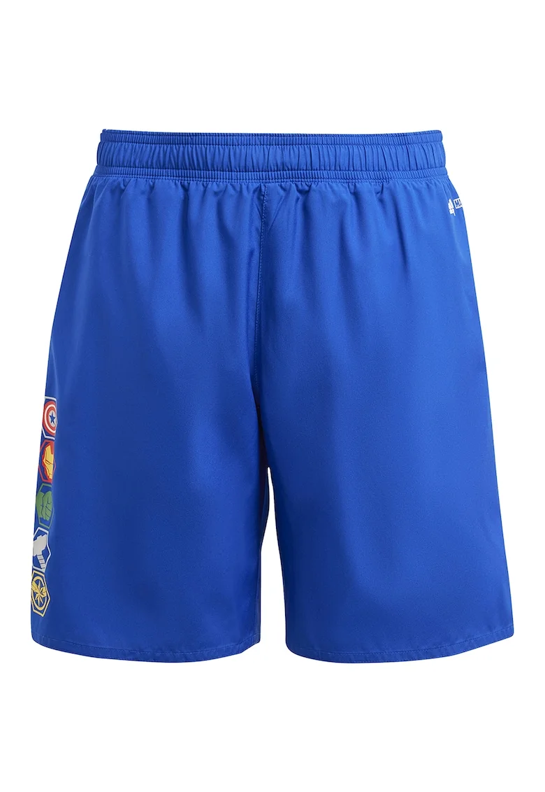 Pantaloni scurti de baie cu imprimeu Marvel, Albastru royal