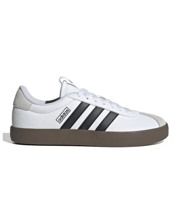 Pantofi sport VL Court 3.0 de piele, Alb/Negru