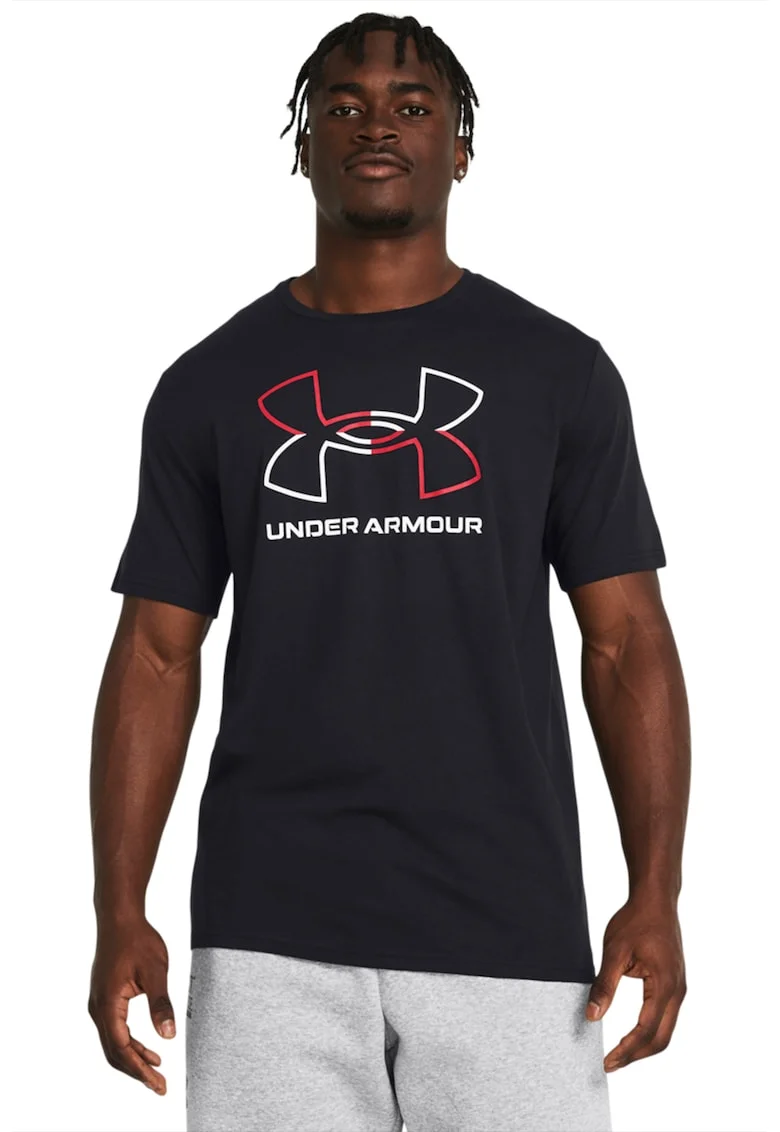 Tricou cu imprimeu logo Foundation, Negru