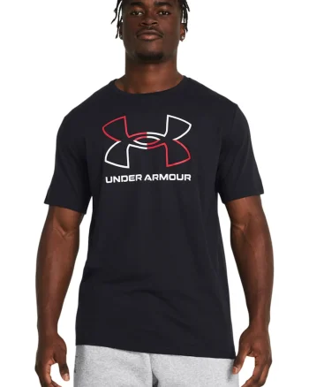 Tricou cu imprimeu logo Foundation, Negru