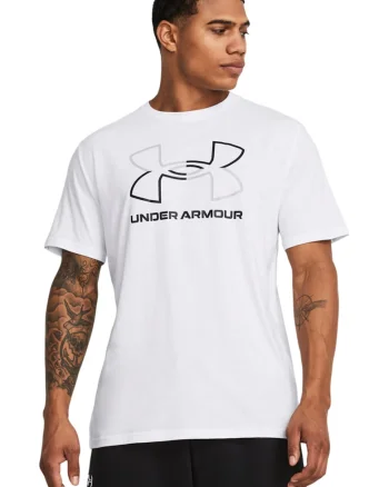 Tricou cu imprimeu logo Foundation, Alb/Negru