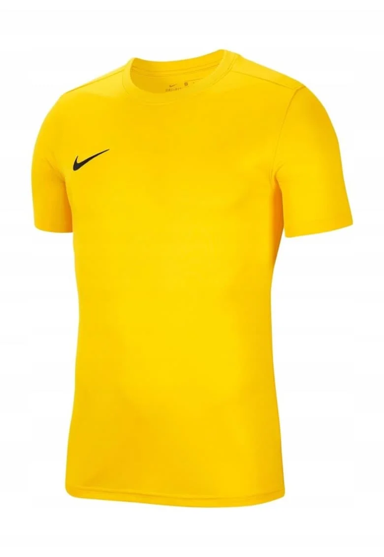 Tricou sport barbati, Poliester reciclat, Galben/Negru,