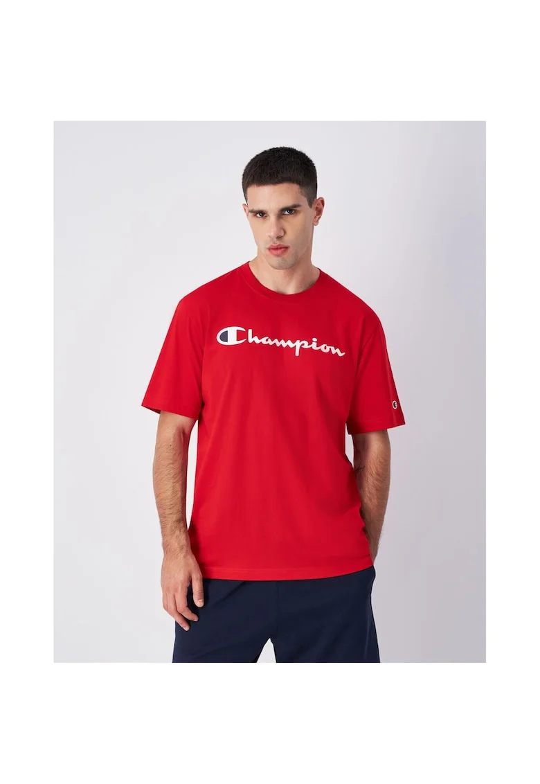 Tricou pentru barbati,  3400785, Bumbac, Rosu