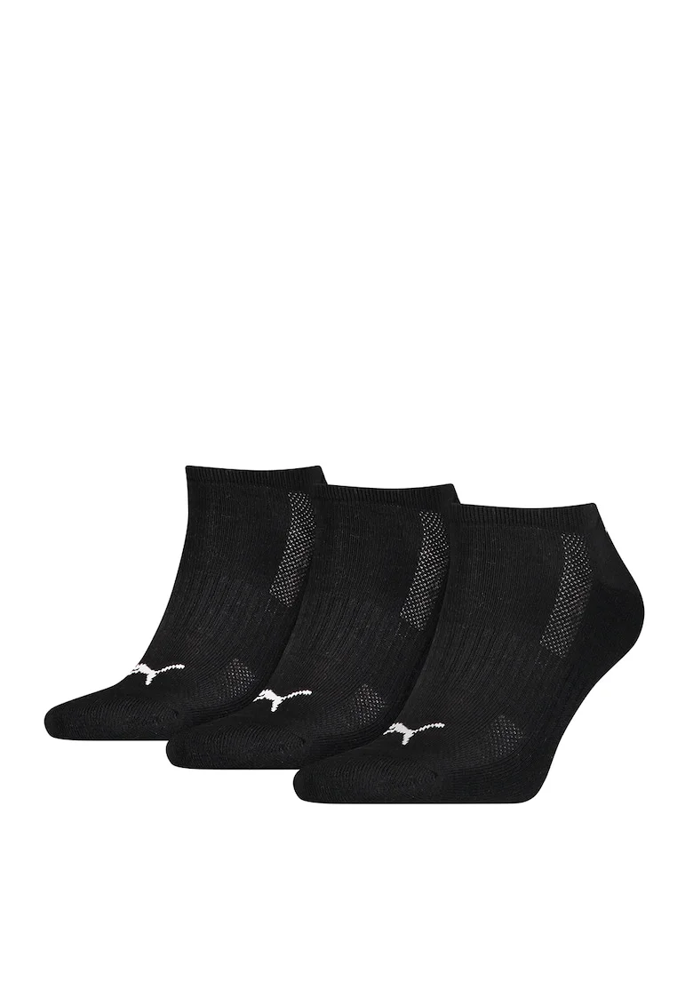 Set de sosete scurte unisex cu logo - 3 perechi