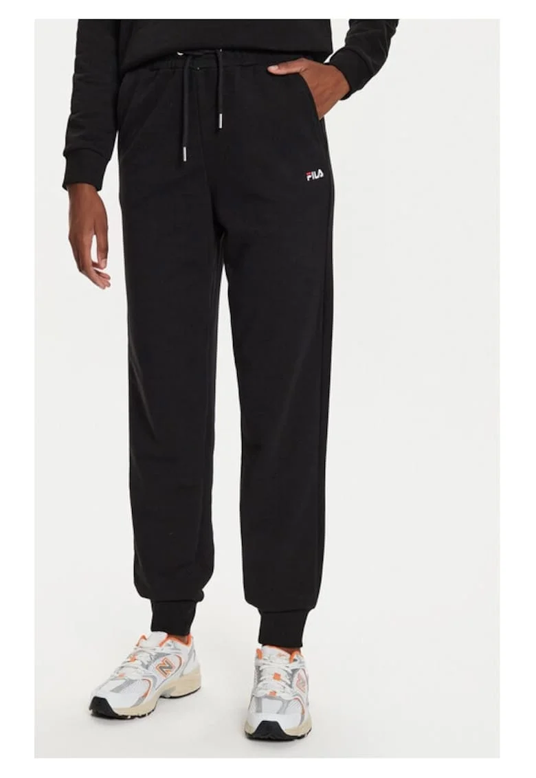 Pantaloni dama,  654497, Negru, Bumbac