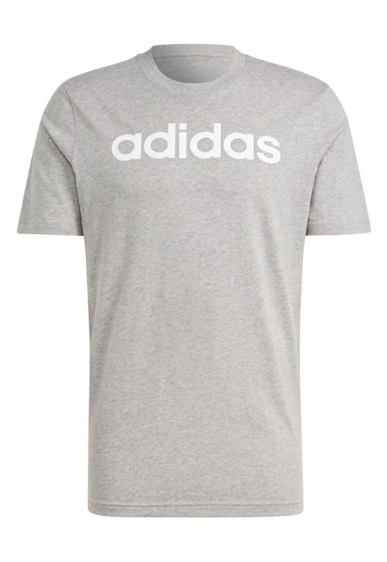 Tricou cu logo barbati,  Bumbac, gri