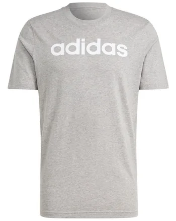 Tricou cu logo barbati,  Bumbac, gri