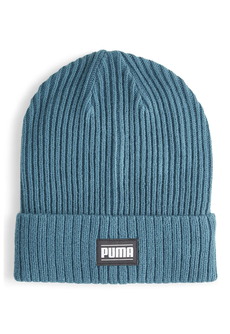 Caciula unisex striata cu logo, Verde